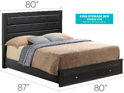 Elegant Storage Bed For Cozy Spaces