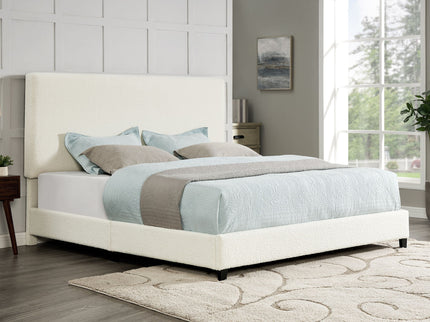 Platform Bed & Upholstered Headboard
