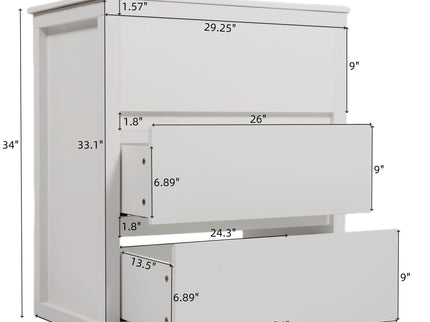 Freestanding Bathroom Vanity With Ceramic Sink, 2 Full Extension Drawers