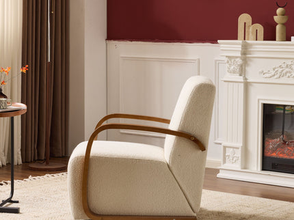 Swivel Accent Rotatable Ergonomic Single Chair For Living Room