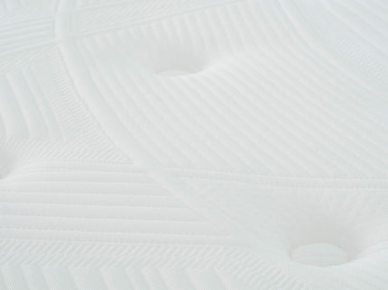 8" Pocket Spring Hybrid Bed In A Box Mattress, Soft Gel Memory Foam - Gray / White - Full