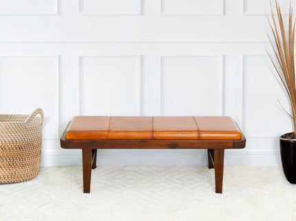 Maddox - Bench - Rustic / Tan