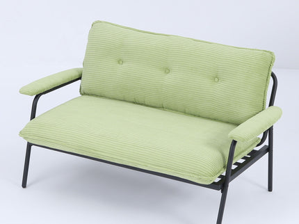 Modern Metal Frame Sofa With Sponge Filling For Compact Spaces And Versatile Use