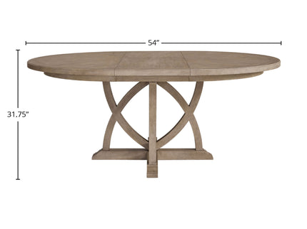 Round Dining Extendable Dining Table - Sand