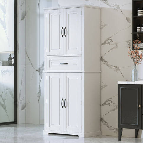 Bathroom Storage Cabinet With Drawer And Adjustable Shelf