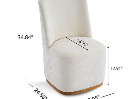 Indoor Upholstered Dining Chair (Set of 2)