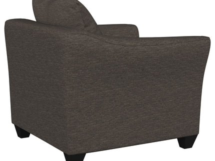 Paige - Flared Arm Chair - Charcoal Gray