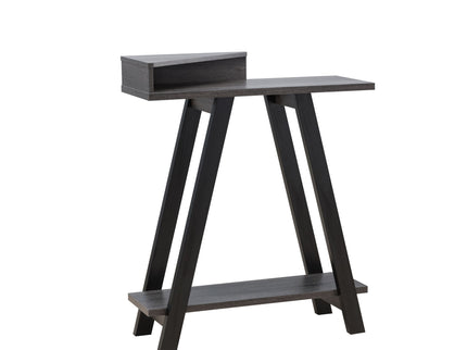 Contemporary Console Table With Two Shelves