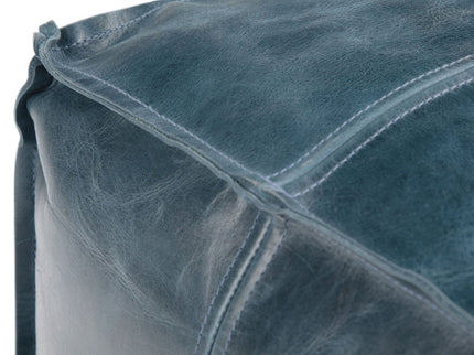Manning - Square Pouf - Teal