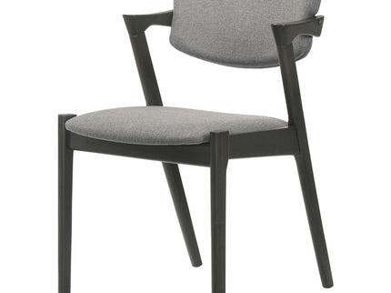 Modern Dining Chair And Zigzag Arm Design (Set of 2)