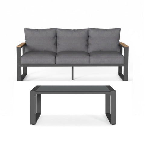 Modern Outdoor Sofa Set With Coffee Table