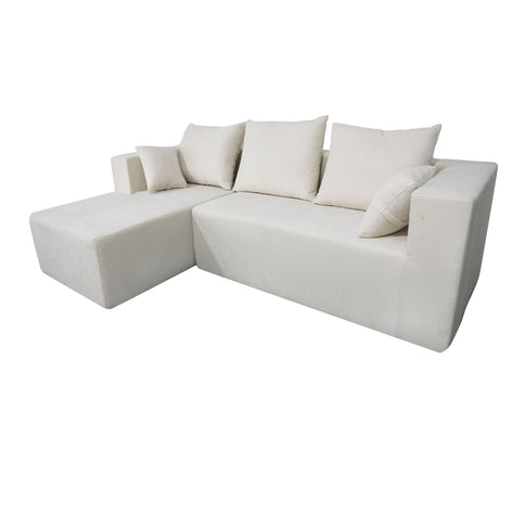 Modular Corner Sofa With Soft Fabric