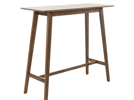 Bar Height Dining Table With Splayed Legs And Elongated Rectangular Top
