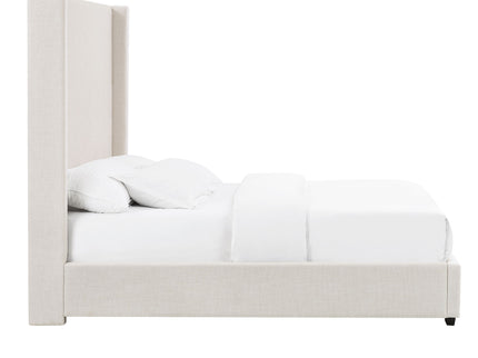 Hampton - Upholstered Platform Bed With Tall Headboard
