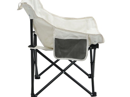 2 Pieces Outdoor Camping Chairs Folding / Portable, Comfortable Seating, Durable Steel Fram