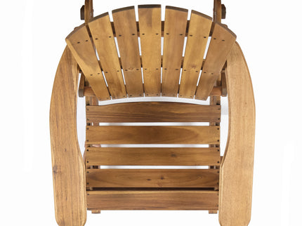 Outdoor Adirondack Rocking Chair With Hand Crafted Details