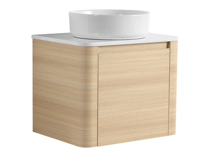 Mounted Bathroom Vanity With Art Sink & 2 Soft Close Doors