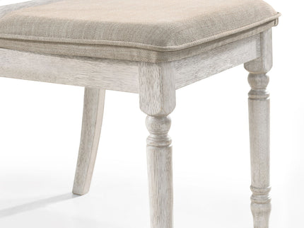 Havanna - Wide Chair With Cushion (Set of 2) - Off White