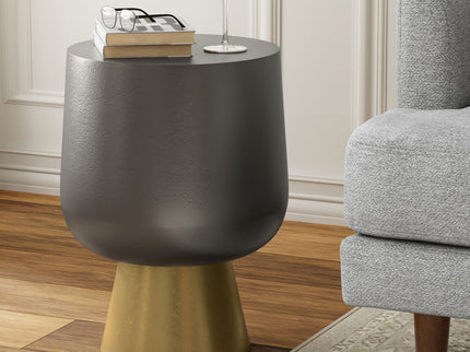 Anthony - Cast Aluminum Side Table - Bronze