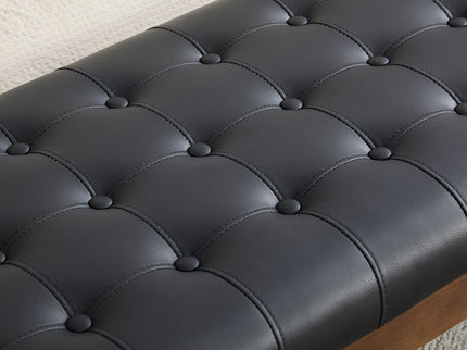 Upholstered End Of Bed Bench With Headrest