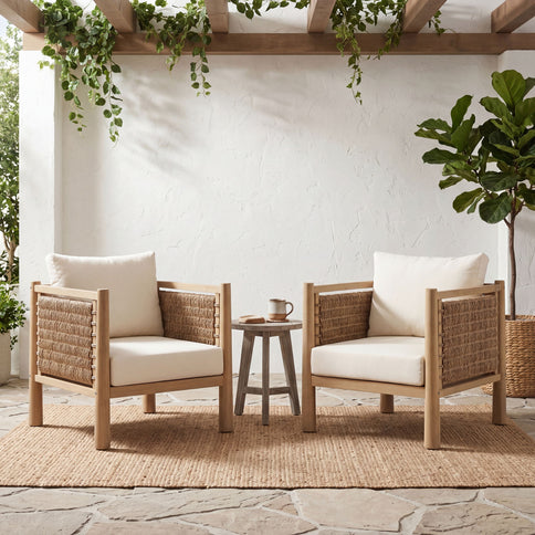 Modern Patio Chair With Armrests