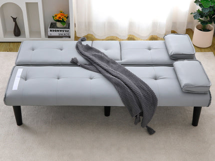 Sofa Bed With Foldable Design And Cup Holder