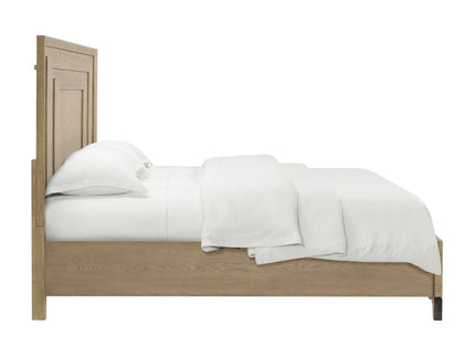 King Panel Bed - Brown