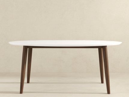 Ada - Mid-Century Modern Style Oval Dining Table