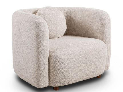 Japandi Style Accent Square Chair
