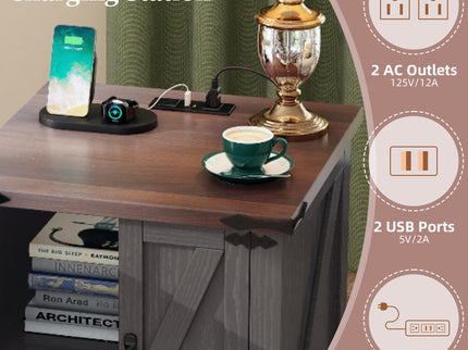 Nightstand With Adjustable Shelf