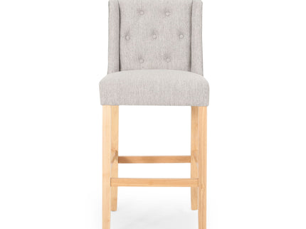 Vienna - Contemporary Fabric Tufted & Wingback Counter Stools (Set of 2)