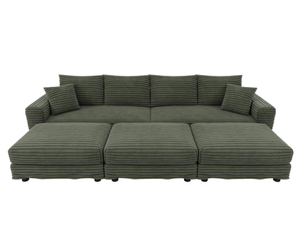 Modern Comfy Upholstered Sofa Cloud Couch & Deep Seat Couches