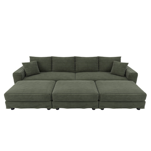Modern Comfy Upholstered Sofa Cloud Couch & Deep Seat Couches