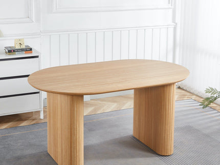 Extensible Dining Table, Suitable For 4 - 6 People - Oak