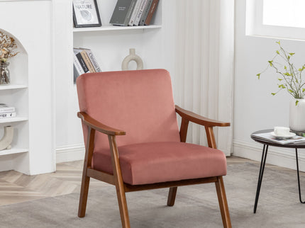 Accent Chair, Classic Mid Century Modern For Extra Seating
