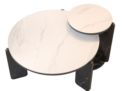 Round Coffee & End Table Set