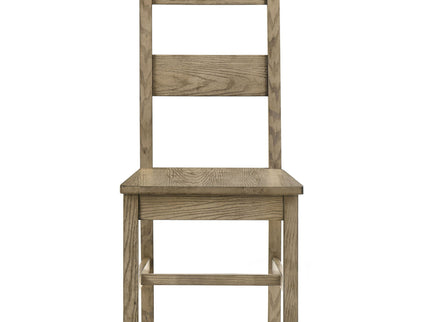 Cressley - 5 Piece Dining Set With Ladder Back Chairs - Light Oak
