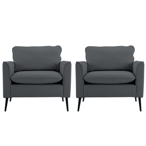 Nordic Retro Light Luxury Upholstered Sofa Chair