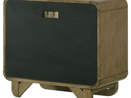 Tully - 2 Drawer Nightstand - Nutmeg Brown