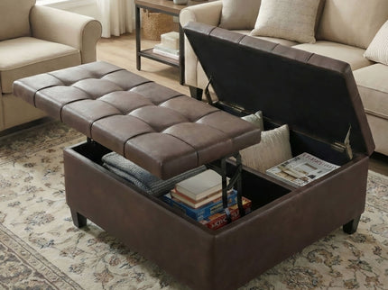 Harrison - Large Coffee Table Storage Ottoman