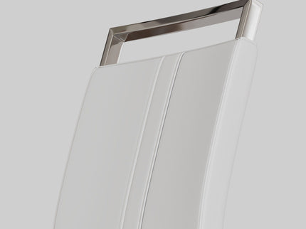 Modern Dining Chairs With Padded Seat, High Back
