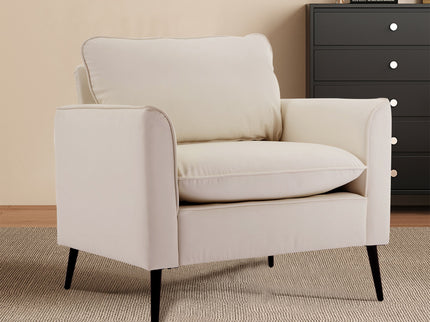 Nordic Retro Light Luxury Upholstered Sofa Chair