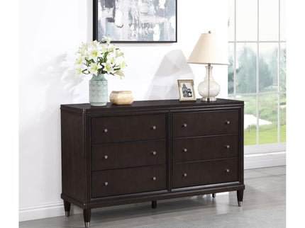 Niguel - 6 Drawer Dresser - Brown