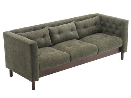 Upholstered Sofa Modern 3 Seater Sofa Couch With Tufted Design For Living Room