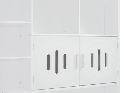 Daybed With All-In-One Cabinet And Shelf