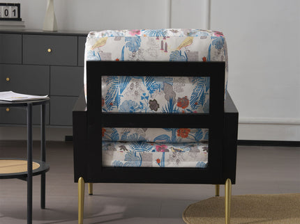 Modern Armchair With Solid Wood Frame