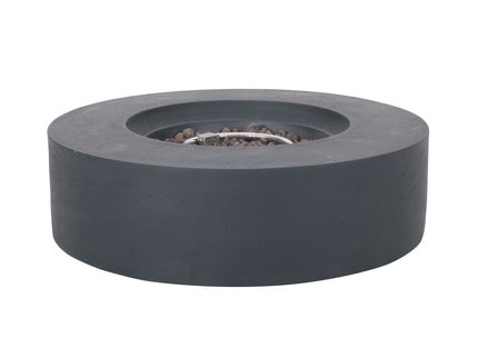 Modern Lightweight Concrete Outdoor Circular Fire Pit 50, 000 Btu