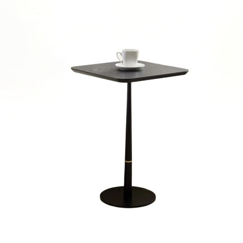 Modern Square Coffee Table And Computer Desk - Black / Gold
