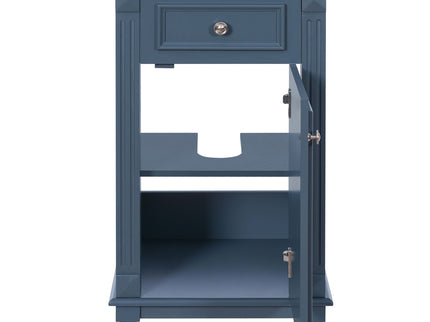 Bathroom Vanity With Sink, Soft-Closing Door, Adjustable Shelf