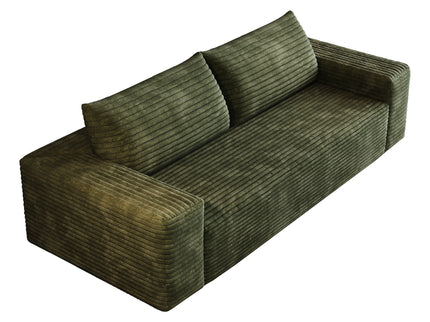3 Setaser Sofa, Deep Seat Couches For Living Room - Green